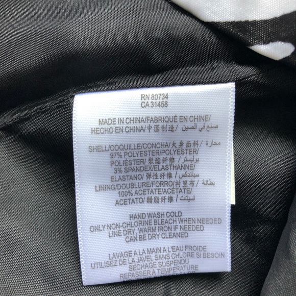 NWT! BCBGeneration Black and White Strapless Dress - Picture 7 of 8